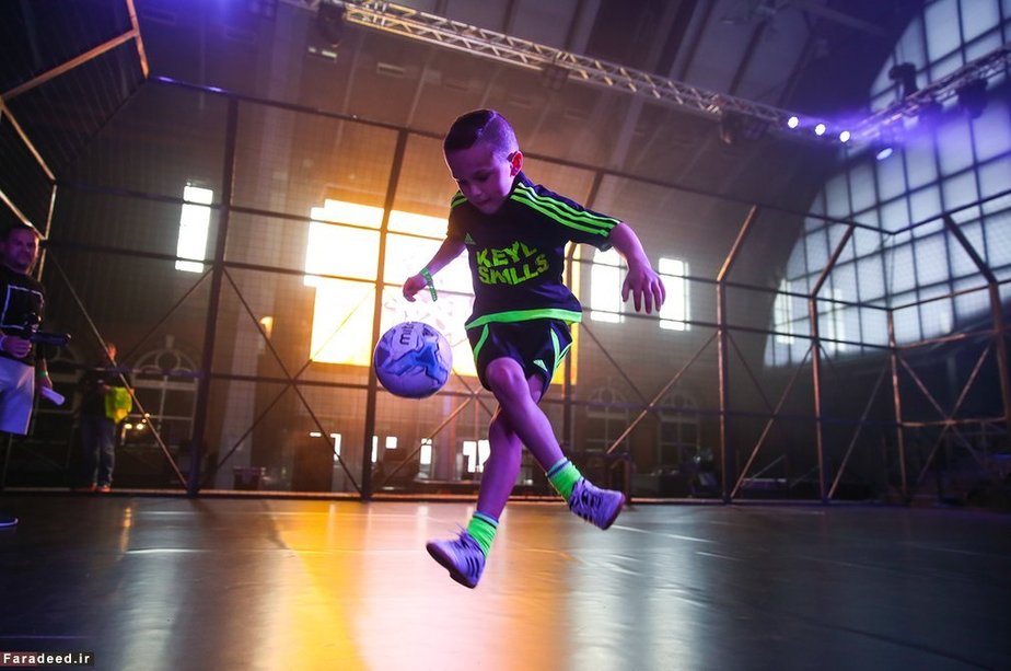 نمایش مهارت‌ در جشنواره فوتبال منچستر
