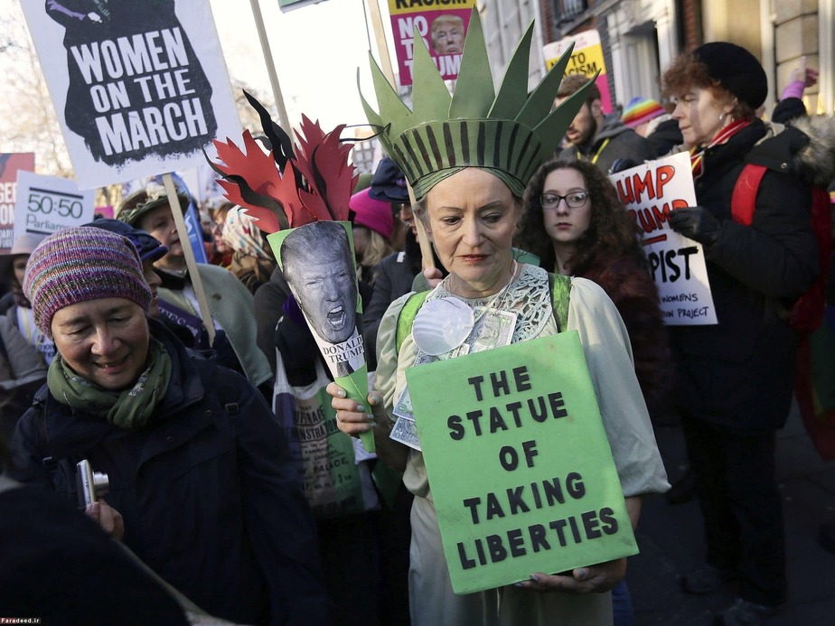 تظاهرات علیه ترامپ