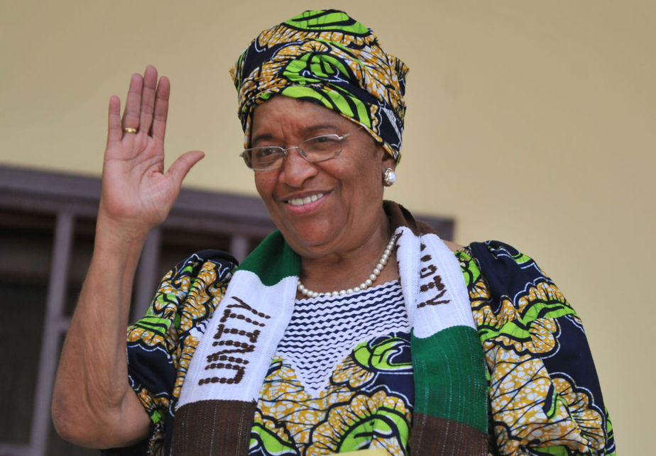 رئیس جمهور لیبریا الن جانسون سرلیف و برنده جایزه صلح نوبل سال ۲۰۱۱