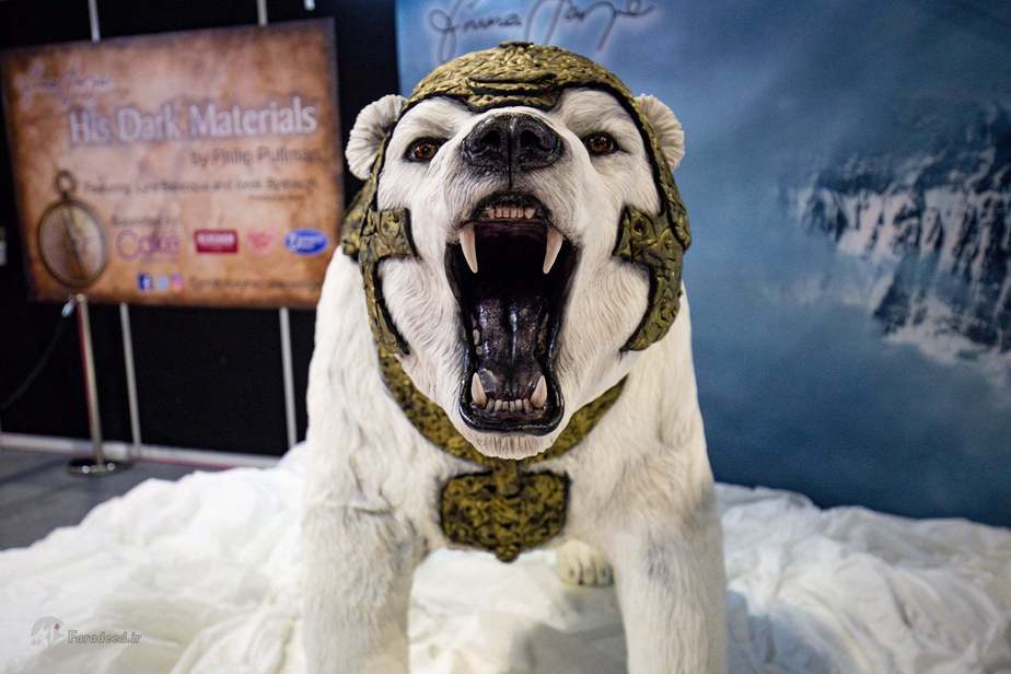 خرس مسلح یکی از از شخصیت‌های فیلمِ His Dark Materials که در اندازه واقعی درست شده است.