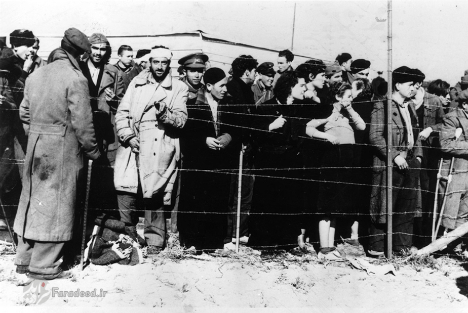 آوارگان جنگ در منطقه مرزی با فرانسه منتظر ورود به کمپ پناهجویان