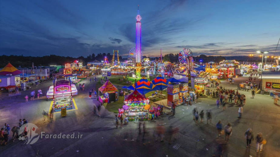 افتتاح نمایشگاه ایالتی در غرب ویریجینیا