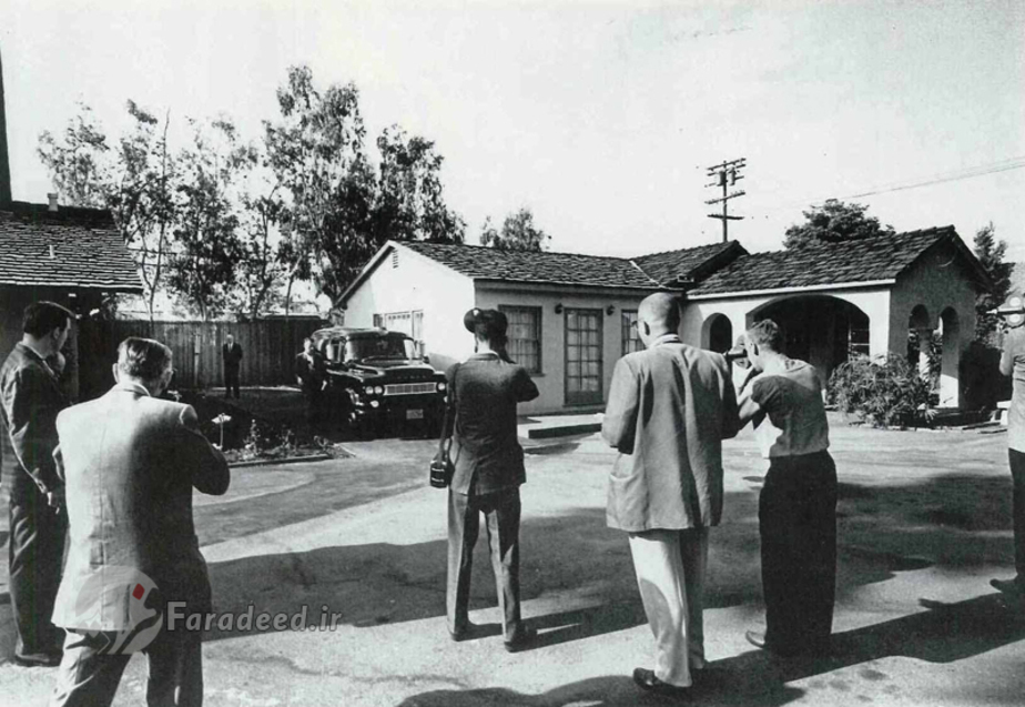 انتقال جسد مرلین مونرو به پزشکی قانونی. آگوست 1962