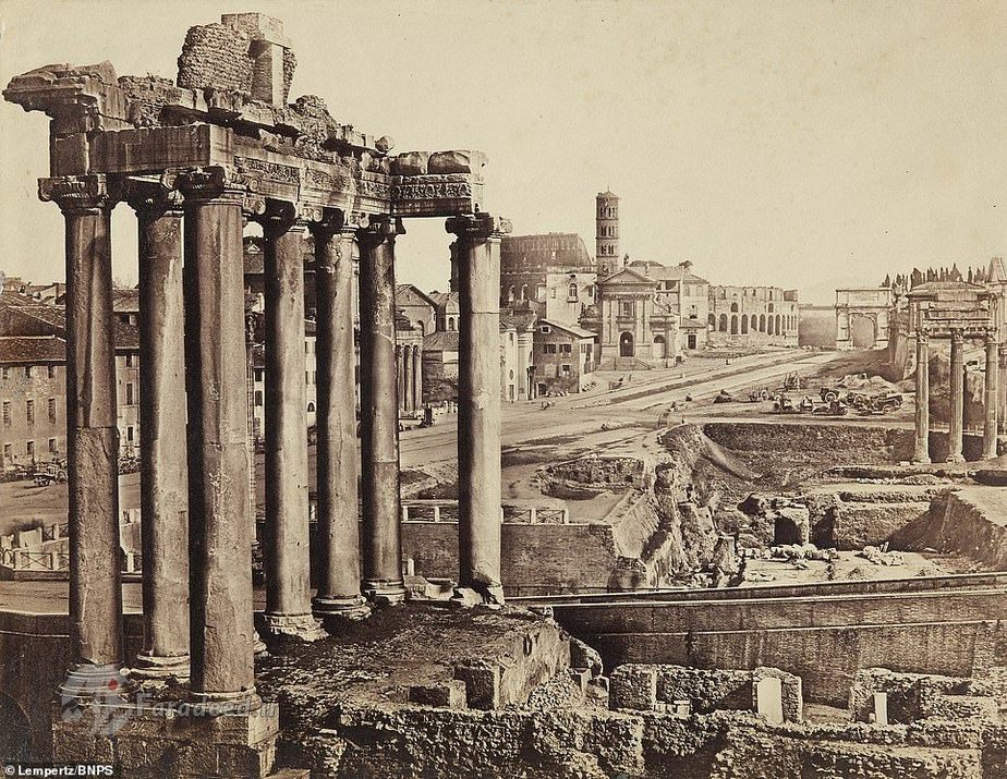 معبد ساترن، 1855 