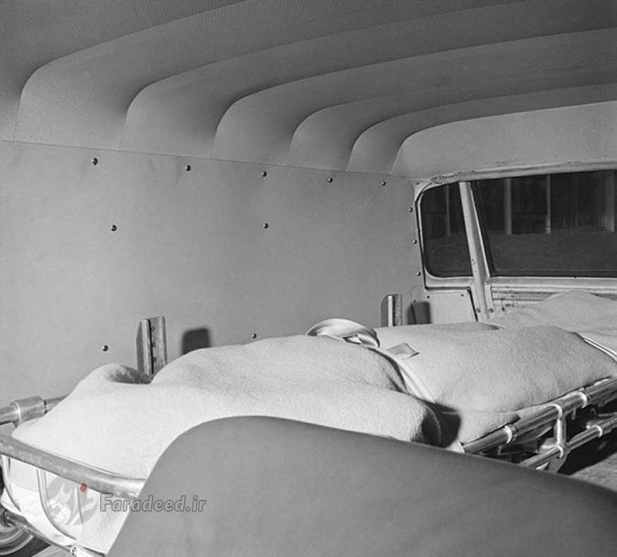 انتقال جسد مرلین مونرو به پزشکی قانونی. آگوست 1962