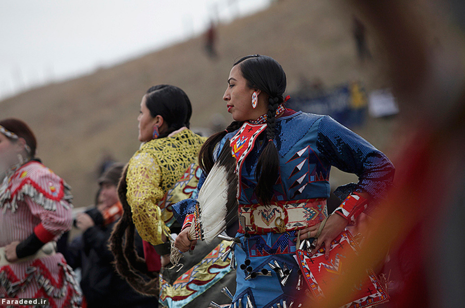 تظاهرات مسالمت‌آمیز در داکوتای شمالی