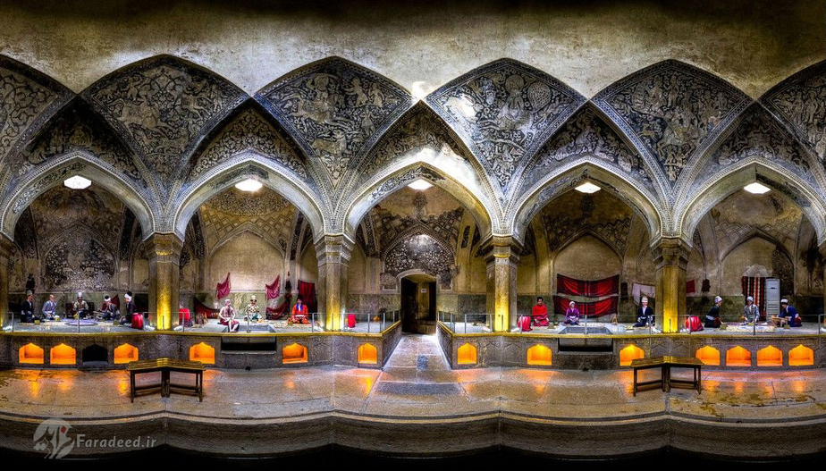 حمام وکیل مربوط به خاندان زندیه در شیراز