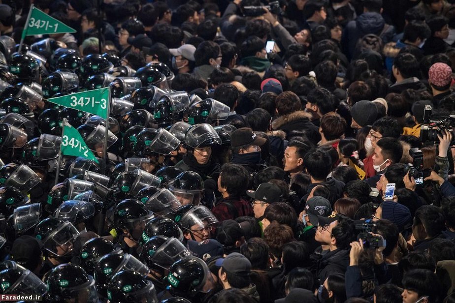 تظاهرات ضددولت در سئول