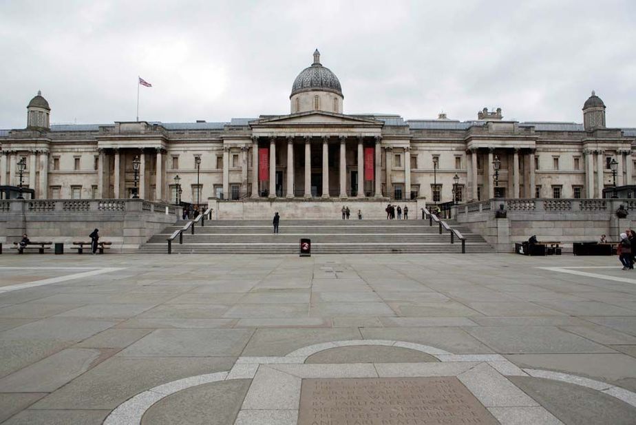 نگارخانه ملی لندن در میدان ترافالگار لندن 