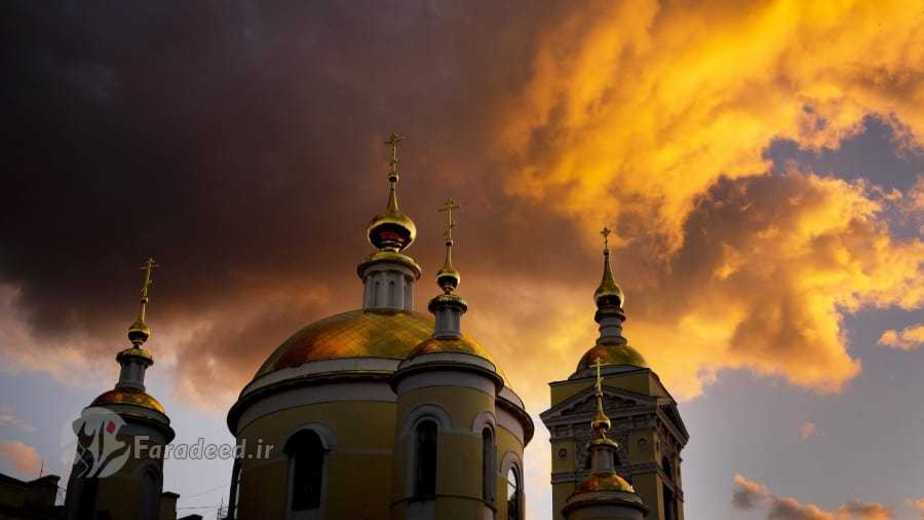 غروب خورشید در 