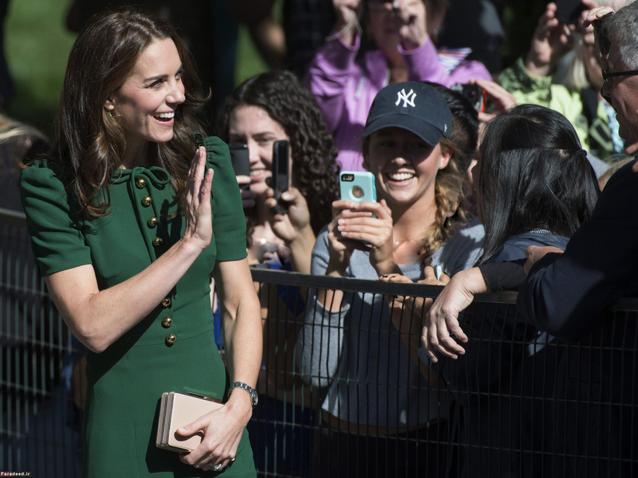 بازدی کیت میدلتون از دانشگاه بریتیش کلمبیا