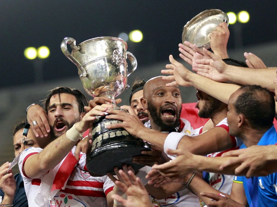 جشن قهرمانی در لیگ فوتبال مصر