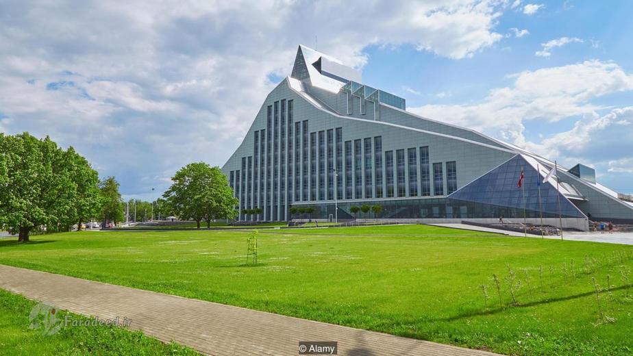 کتابخانه ملی، ریگا، لتونی