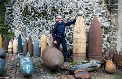 این خمپاره‌ها تنها نمونه‌هایی از خمپاره‌های یافت شده پس از نبرد وردن هستند