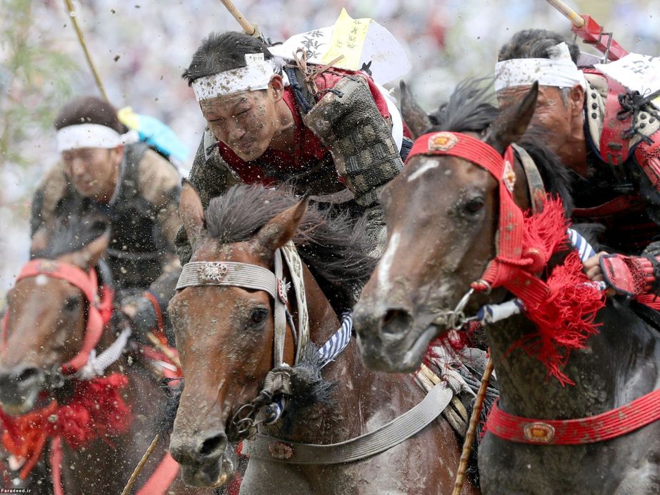 مبارزه سنتی سامورایی در ژاپن