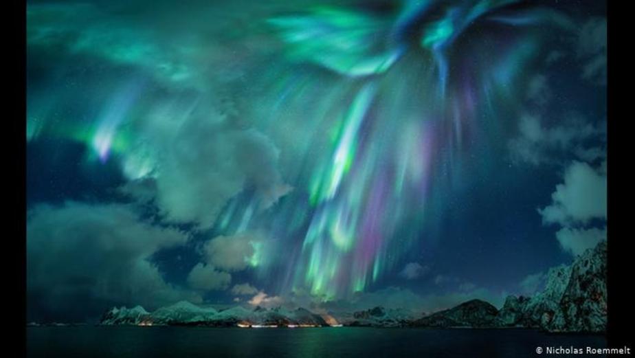 غوغای رنگ‌ها بر فراز فنلاند 