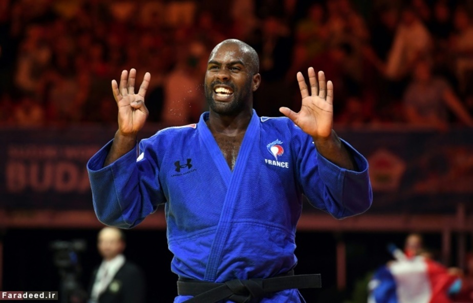 برنده مدال طلای مسابقات جودو در بوداپست