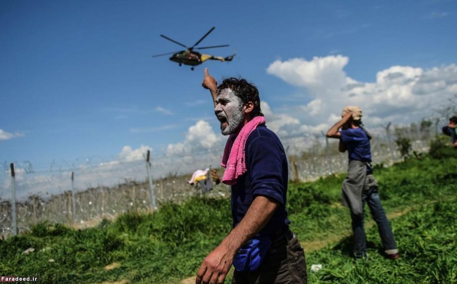 درگیری مهاجران با سربازان مقدونیه در ایدومنی