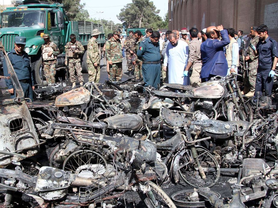 بمب‌گذاری مقابل مسجد جامع هرات