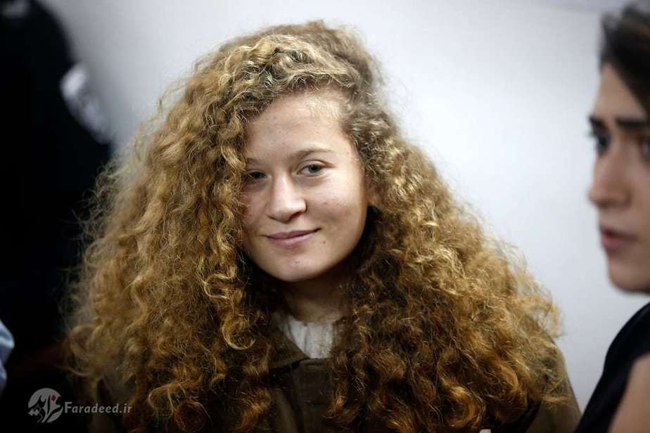 دختر17 ساله فلسطینی در دادگاه رژیم اشغالگر(بتونیا)