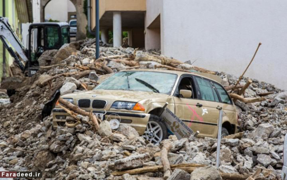 پس از سیل در در بادن ورتمبرگ آلمان