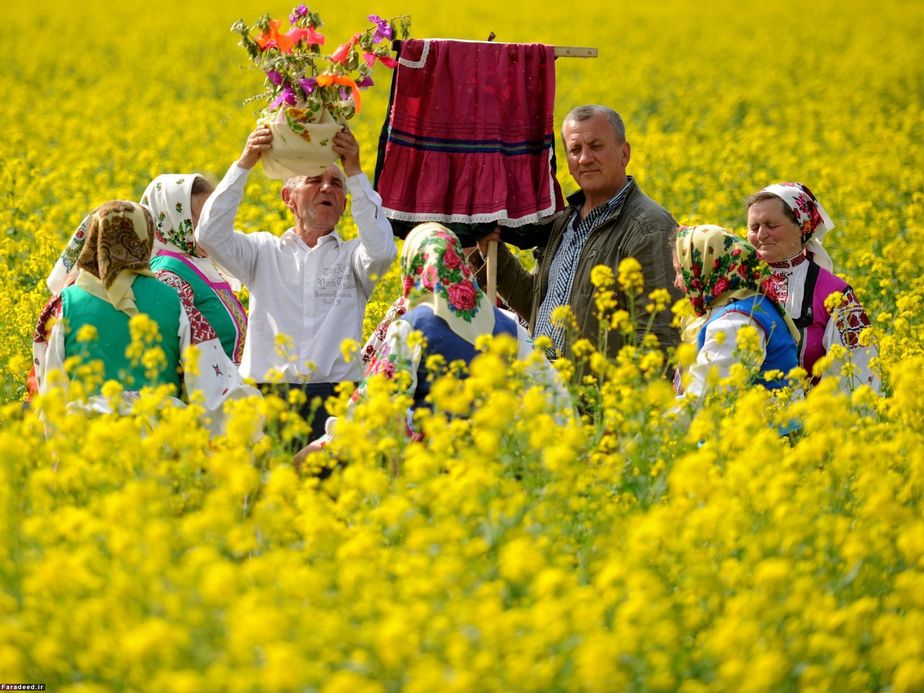 جشن سنتی روستاییان در بلاروس