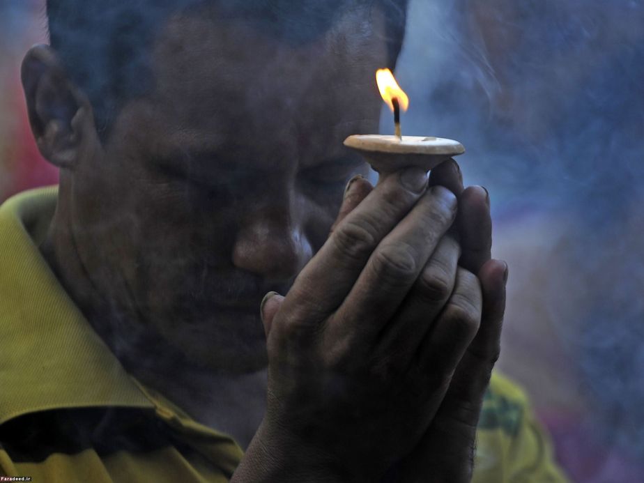 مرد هندو در جشنواره؛ لالیتپور